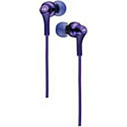 JVCケンウッド HA-FX26(バイオレット)HA-FX26-V カナル型イヤホン HAFX26V
