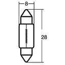 スタンレー電気 12V3W ルームランプ・マップランプ用電球12V3W 10個入 A3021 A3021(2)