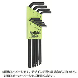 ■ネジを保持できる六角ボールポイントL-レンチです。■ネジを緩めて保持できます。■小径のネジの作業に役立ちます。■緩めたネジをつかんで、手元に運ぶ作業に最適。■セット内容(本)：10■セット内容：1/16、5/64、3/32、7/64、1/8、9/64、5/32、3/16、7/32、1/4■セット内容(組数)1/16、5/64、3/32、7/64、1/8、9/64、5/32、3/16、7/32、1/4(10本組)■セット内容：1/16、5/64、3/32、7/64、1/8、9/64、5/32、3/16、7/32、1/4■ボンダス　プロホールド　L－レンチ　インチ10pcs.■材質はプロテニアム合金鋼■表面はプロガード加工により、通常の黒染め加工の5倍の耐食性があります。ネジを保持できる六角ボールポイントL-レンチです。