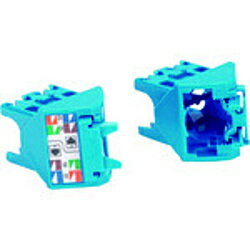 パンドウイット パンドウイット　Mini−Com　UTP　TX−6Aモジュラージャック用左右45度キャップ　青　100個入り　CJLRCAPBU−C CJLRCAPBU-C CJLRCAPBUC