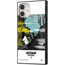INGREM iPhone 12 mini / 『ムーミン』/耐衝撃ハイブリッドケース KAKU/OUTDOORS/冒険 IQ-AP26K3TB/MT8 IQAP26K3TBMT8