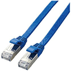 ELECOM(���쥳��) LD-TWSF/BU1 LAN�����֥� �֥롼 ��1m /���ƥ��꡼7 /�ե�åȡ� LDTWSFBU1