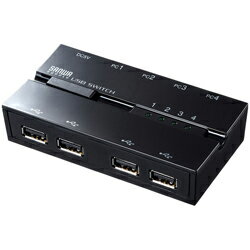 SANWA SUPPLY(サンワサプライ) USB切替器 SW-US44HMG ［4入力 /4出力 /手動］ SWUS44HMG