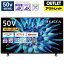 TVSREGZA 【リファービッシュ品】液晶テレビ REGZA(レグザ) 50C350X(R) ［50V型 /4K対応 /BS・CS 4Kチューナー内蔵 /YouTube対応］ *50C350XR 【お届け日時指定不可】 [振込不可]