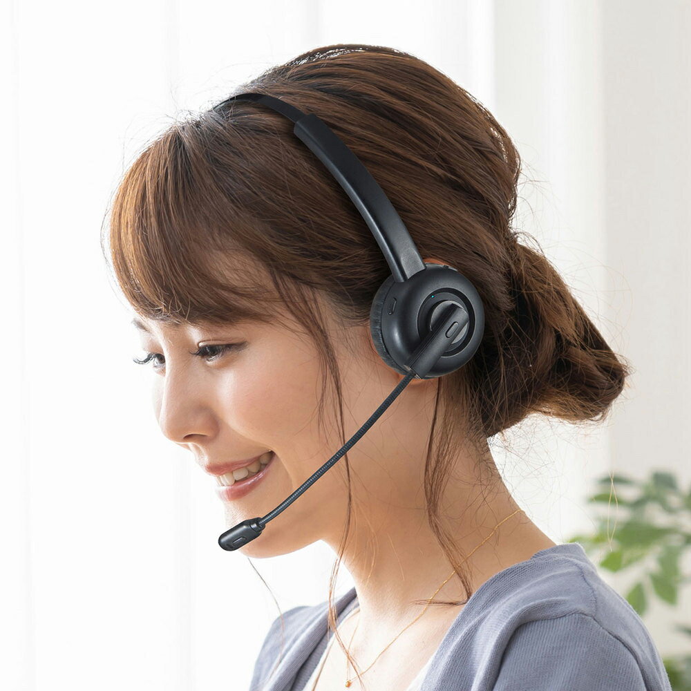 SANWA SUPPLY(����掠�ץ饤) �إåɥ��å� MM-BTMH58BK �Υ磻��쥹��Bluetooth�� /�Ҽ� /�إåɥХ�ɥ����ס� MMBTMH58BK ��864��