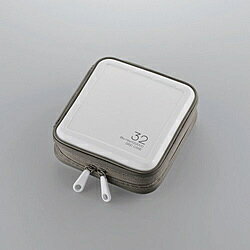 ELECOM(エレコム) CCD-HB32WH　Blu-ray・CD・DVD対応ファスナーケース（32枚/ホワイト） CCDHB32WH