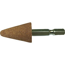 Rakuten - イチネンミツトモ RELIEF　六角軸　軸付砥石　金属用（WA）　傘型　φ20×30mm 27806 27806