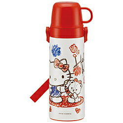 スケーター 超軽量2WAYステンレスボトル 600ml ハローキティ スケッチ STGC6N_478499 STGC6N