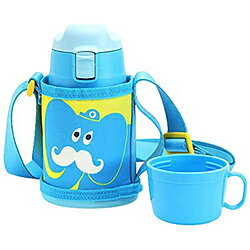 三好製作所 onezoo 2WAY ステンレスキッズボトル ゾウ [350ml ワンタッチ] 18020001 18020001