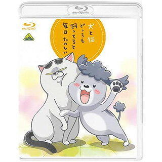 【特典対象】【2021/10/27発売予定】バンダイビジュアル 犬と猫どっちも飼ってると毎日たのしい Blu-ray 初回限定生産◆メーカー特典「ジャケットイラスト使用しおりカード＆犬くんヘアゴム」