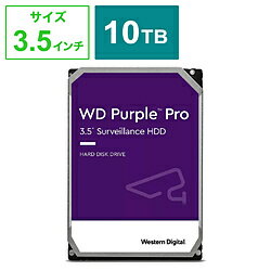 Western Digital 内蔵HDD SATA接続 WD Purple Pro WD101PURP ［10TB /3.5インチ］ WD101PURP