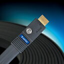 エイム電子 FLS2-007 HDMIケーブル AIM ブラック ［0.7m /HDMI⇔HDMI /フラットタイプ /イーサネット対応］ FLS2007