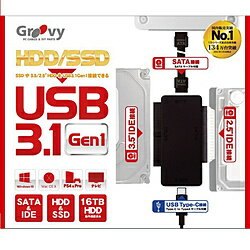 GROOVY HDDȒPڑZbgmSATA  IDEhCup  USB-An USB3.1 gen1 ڑP[u ubN UD-3102SAIDE UD3102SAIDE