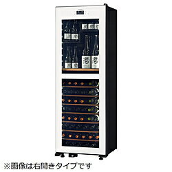 【基本設置料金セット】 さくら製作所 氷温冷蔵機能付き 日本酒＆ワインセラー 氷温 M2シリーズ 白 LX95DM2Z-LH-W ［95本 /左開き］ LX95DM2ZLHW 【お届け日時指定不可】