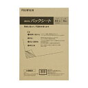 ■貼り合わせ前(時)の注意事項■本製品は額装用です。額装しないで立てかけたりすると、戻る場合がありますのでご注意ください。10℃以上の室内で貼り合わせ作業行ってくださいごみや埃の少ない場所で貼ってください。またプリント裏面に汚れがありましたら取り除いてください。再はがしや張り直しはできませんのでご注意くださいパライタペーパーには適しません。(大きな反りが出る場合があります)■貼り合わせ後の注意■貼り合わせ後にの写真プリントは暑さ約0.8mmになります。厚み寸法に適した額をお使いください直射日光をあてないようにしてください。長く当てるとはがれる恐れがあります。額装の際は、上側3箇所だけテープ止めして作品をぶら下げるようにしてください写真展示会等でスポットライトを直接当てる場合は、光源と写真プリントの距離を1m以上離してください。PET板：0.5mm厚粘着剤：水性エマルジョン系粘着剤/ドット状塗布りけい紙：紙(加工紙)本体サイズ(H×W×D) mmH329×W483バックシートは額装などする際、写真プリントの折れや波打ちを防ぎ、たわみを抑えて平面性を保つために使用します。粘着剤がドットパターンで塗布されていますので、写真プリント裏面に貼り付ける際も空気溜まりができにくくローラーまたはやわらかい布でこするだけでキレイに貼れます。