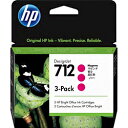 hp(エイチピー) 純正プリンターインク HP712 マゼンタ 29mlx3 3ED78A 3ED78A