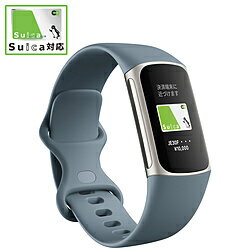FITBIT 【Suica対応】Fitbit Charge5 GPS搭載フィットネストラッカー L/Sサイズ スチールブルー FB421SRBU-FRCJK FB421SRBUFRCJK