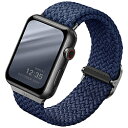 KENZAN UNIQ ASPEN BRAIDED APPLE WATCH STRAP 40/38MM - OXFORD BLUE iOXFORD BLUEj UNIQ-40MM-ASPOBLU UNIQ40MMASPOBLU