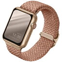 KENZAN UNIQ ASPEN BRAIDED APPLE WATCH STRAP 40/38MM - GRAPEFRUIT PINK iPINKj UNIQ-40MM-ASPPNK UNIQ40MMASPPNK