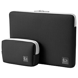 CHULULU ノートパソコン対応［～11.6インチ］ PCインナーケース＆マルチポーチ ブラック SCH-PCMP116BK SCHPCMP116BK
