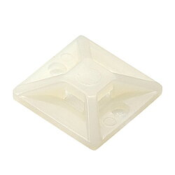 ELPA 結束バンドベース 100個入 KBB-N20100P(WH) KBBN20100PWH