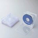 ELECOM(エレコム) CD/DVD/Blu-ray対応収納ケース(2枚収納×5セット・クリア)CCD-JSCNW5CR CCDJSCNW5CR