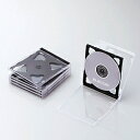 ELECOM(エレコム) CD/DVD/Blu-ray対応収納ケース (2枚収納×5セット・ブラック) CCD-JSCNW5BK CCDJSCNW5BK