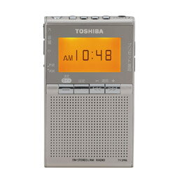 TOSHIBA(東芝) TY-SPR6(N) 携帯ラジオ サテンゴールド [AM/FM /ワイドFM対応] TYSPR6N