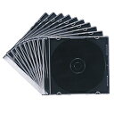 SANWA SUPPLY(サンワサプライ) Blu-ray/DVD/CD対応 プラケース スリムタイプ 1枚収納×10 ブラック FCD-PU10MBKN FC...