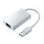SANWA SUPPLY(掠ץ饤) LANѴץ [USB-A ᥹ LAN /USB-A] 1Gbpsб ۥ磻 USB-CVLAN3WN USBCVLAN3WN