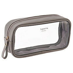 セキセイ ペンポーチ Laporta(ラポルタ) ライトグレー LA-6360-61 LA636061