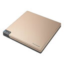 Pioneer(パイオニア) ポータブルブルーレイドライブ (Windows11対応/Mac) ゴールド BDR-AD08GL ［USB-A］ BDRAD08GL