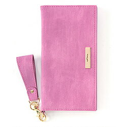 HAMEE [iPhone 8/7/6s/6専用]salisty(サリスティ)Q スエード×メタルロゴ ダイアリーケース(パープルピンク)Q-DC008C 276-906514 IP8_6SLTQ_DC008CPUPK