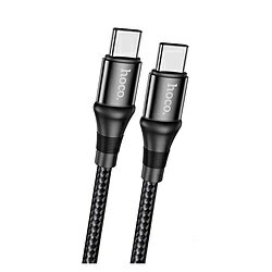 HOCO X50 100WPD対応ナイロンケーブル hoco ブラック X50-100TC10-BK ［USB Power Delivery対応］ X50100TC10BK