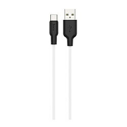 HOCO X21Plus���ꥳ���ť����֥� Type-C �ۥ磻�� X21P-TC20-WH ��USB-A �� USB-C�� X21PTC20WH