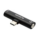 ELECOM(GR) I[fBIϊvO [USB-C IXX 3.5mm /USB-CXd /USB Power DeliveryΉ /60W] ubN MPA-C35PDBK MPAC35PDBK y864z