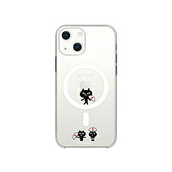 ROA iPhone2021 5.4 inch Magsafe対応ケース ネコマンジュウ　渡り ABF21698I13MN