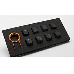 TAIHAO ̥åסUS Rubber Gaming Backlit 8 ֥å th-rubber-keycaps-black-8 RUBBERSBLACK8