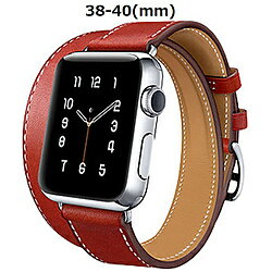 HANARO 二重巻きバンド/AppleWatch40/38mm用交換バンド レッド HR-18SMW05-1-4 HR18SMW0514 【852】 HANARO 二重巻きバンド/AppleWatch40/38mm用交換バンド レッド HR-18SMW05-1-4 HR18SMW0514 【852】