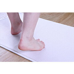 イケヒコ 足元さらっとバスマット 40×60cm アイボリー 3488119