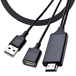 饹Хʥ A to HDMI iPhone/iPadѥߥ顼 3m ֥å R30HEAH01BK R30HEAH01BK