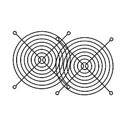 ケースファン用ファンガード 2個セットシリーズ「ブラック/14cm/2個セット」■安心安全のファンガードケース内部における回転中のファンとの配線接触を予防したり、ファンに直接触れることでケガなどしないようにするための金属製のファンガードです。■2個セットなので複数のファンの安全性向上に2個セットでご用意しましたので、複数のファンに取り付けをしたい場合に最適です。■オウルテックのすべてのファンに対応オウルテックから発売しているファン、全てに対応可能なので、互換性を気にすることなくご利用いただく事が可能です。■安心の1年間保証安心してお使いいただけるように、万一の故障の際にも1年間の製品保証が付いています。仕様1［サイズ］14cm：約 134(W) × 5.5(D) × 134(H)mm［重量］14cm：約 42g［入数］2個セット［付属品］取付用ネジ×8［材質］スチール製ケースファン用ファンガード 2個セットシリーズ「ブラック/14cm/2個セット」