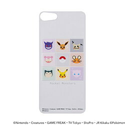 HAMEE [iPhone SE 2020/8/7専用]ポケモン iFace Reflectionインナーシート iFace ピカチュウ＆フレンズ 41-932513 IPSEIFACERFTSPPF