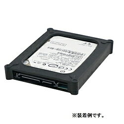 アオテック AOK-25SICA-BK 〔収納ケース〕2.5インチ対応 SATA/IDE両対応 HDDシリコンカバー ブラック ..