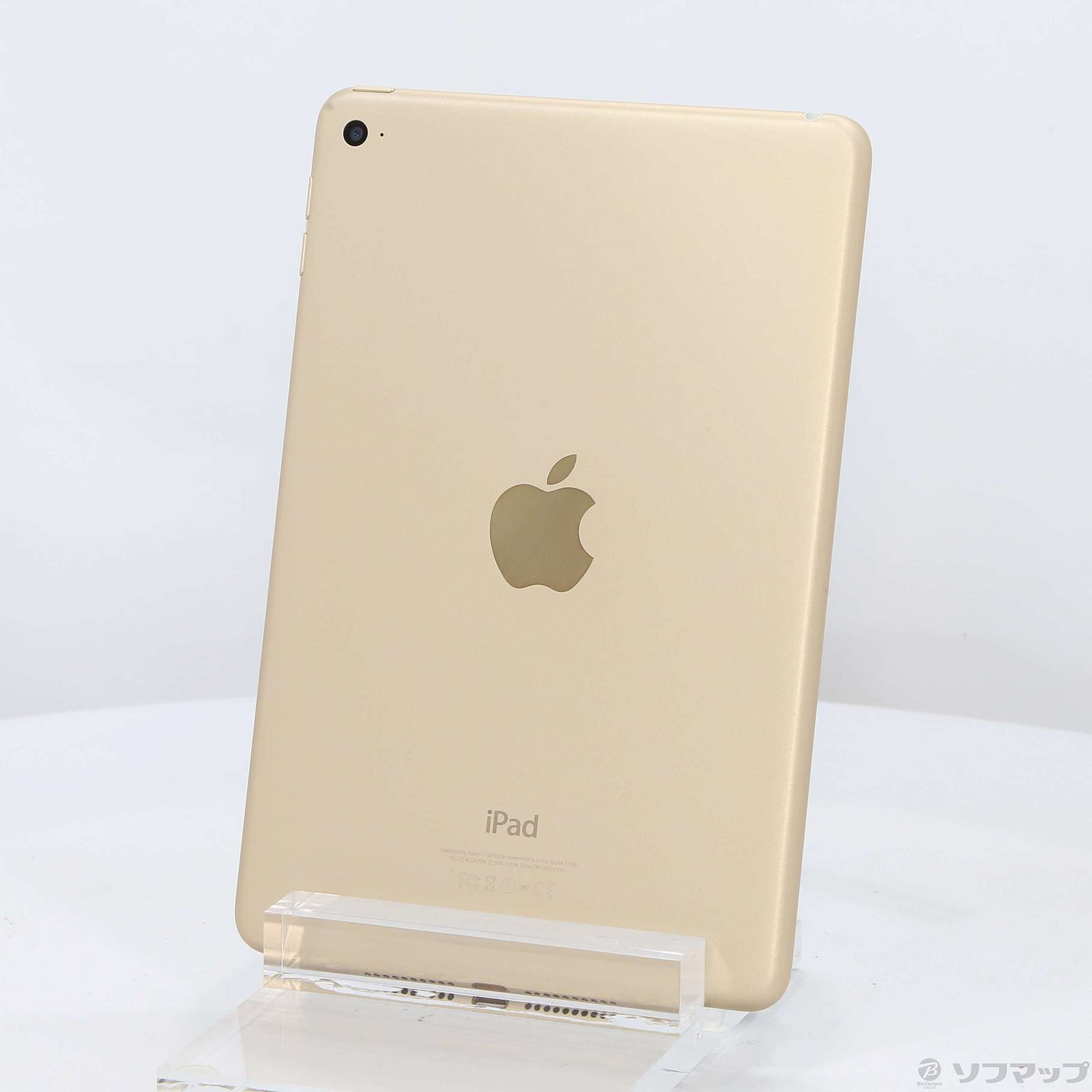 【中古】Apple(アップル) iPad mini 4 128GB ゴールド MK9Q2J／A Wi-Fi【291-ud】