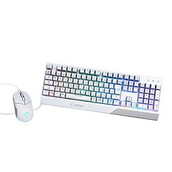 MSI(エムエスアイ) ゲーミングキーボード マウスセット Vigor GK30 COMBO WHITE JP ホワイト ［有線 /USB］ VIGORGK30COMBOWHI