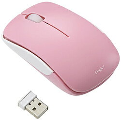 Nakabayashi マウス (Chrome/Mac/Windows11対応) ピンク MUS-RKT186P ［BlueLED /無線(ワイヤレス) /3ボタン /USB］ MUSRKT186P
