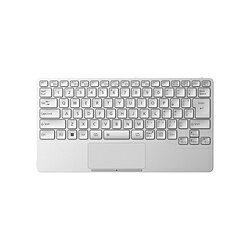 FUJITSU(富士通） キーボード FMV Mobile Keyboard(iPadOS/Mac/Windows11対応) ライトシルバー FMV-NKBUL ［有線・ワイヤレス /Bluetooth・USB-A＋USB-C］ FMVNKBUL