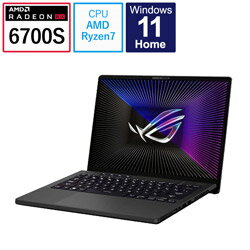 ASUS(エイスース) ゲーミングノートパソコン ROG Zephyrus G14 エクリプスグレー AniMe Matrix GA402RJ-R76RX6700SGL [RX6700S] GA402RJR76RX6700SGL