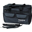 トラスコ中山 TRUSCO TOUGH ターポリンツールバッグ 黒色 TTBA-BK TTBABK